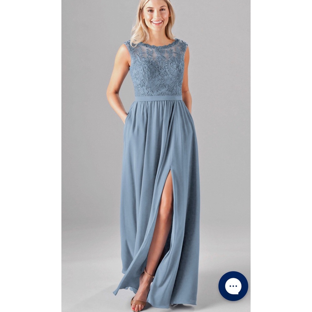 Kennedy Blue Jade Dress in Slate Blue Size 2